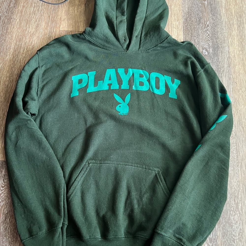 Green Playboy Hoodie